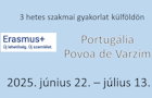 Erasmus+ szakmai gyakorlat Portugáliában 2025.